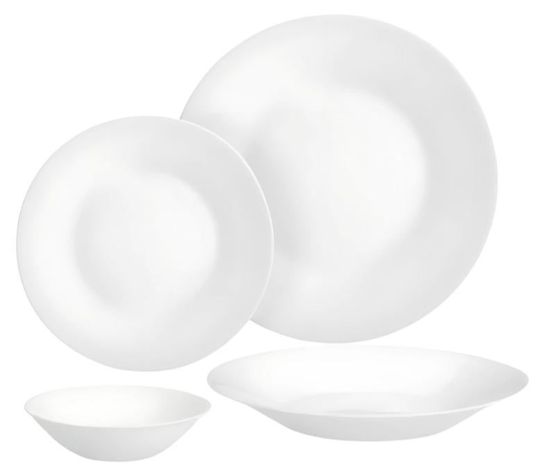 Luminarc Arcopal 24-piece dinner set, microwave and dishwasher safe. - Image 2